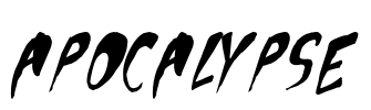 Apocalypse Font Image