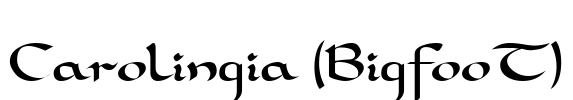 Carolingia (BigfooT) Font Image