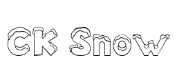 CK Snow Font Image