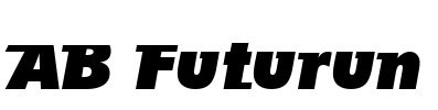 AB Futurun Font Image