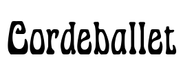 Cordeballet Font Image