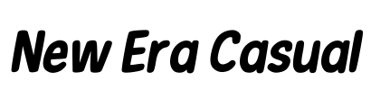 New Era Casual Font Image