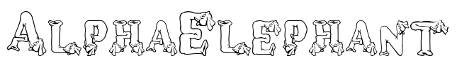 AlphaElephant Font Image