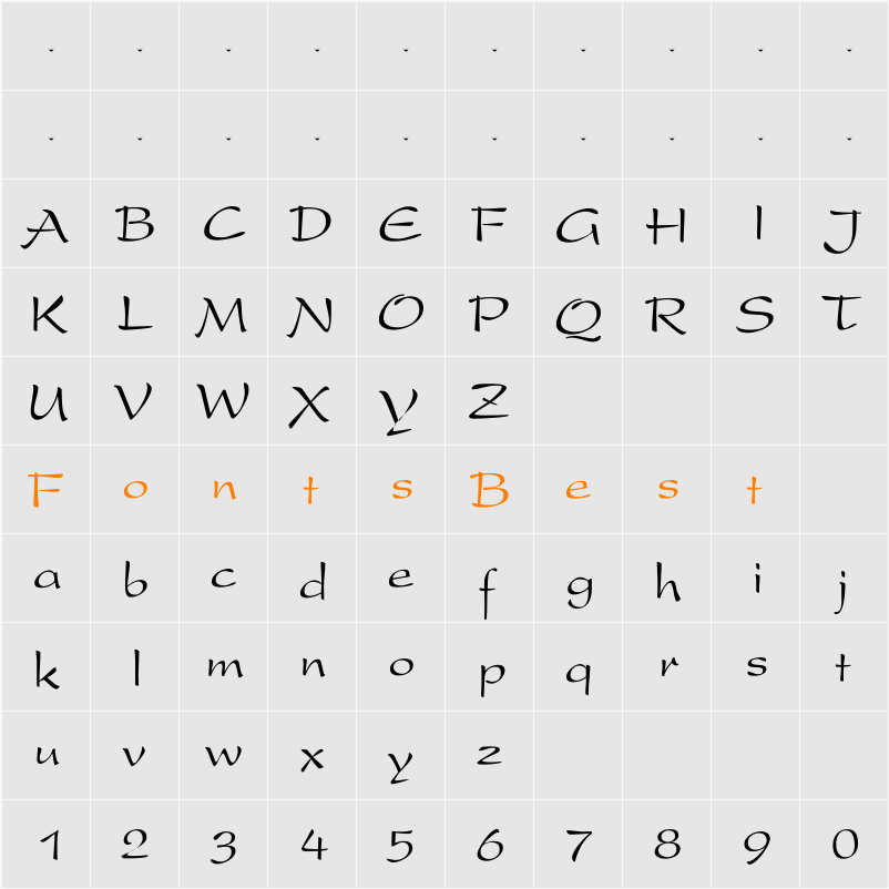 Arx Cyr Character Map