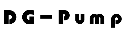 DG_Pump Font Image