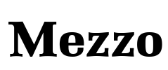 Mezzo Font Image