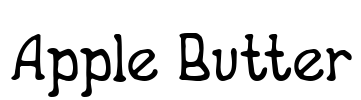 Apple Butter Font Image