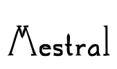 Mestral Font Image