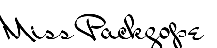 Miss Packgope Font Image