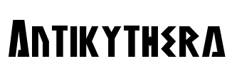 Antikythera Font Image