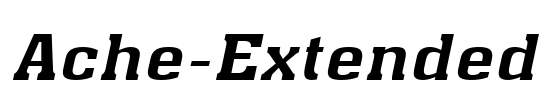 Ache-Extended Font Image