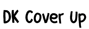 DK Cover Up Font Image