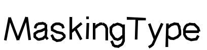 MaskingType Font Image