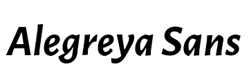 Alegreya Sans