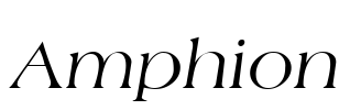 Amphion Font Image