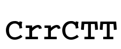 CrrCTT Font Image