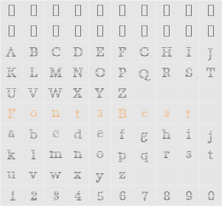 AntiquaGo Character Map