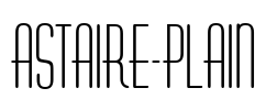 Astaire-Plain Font Image