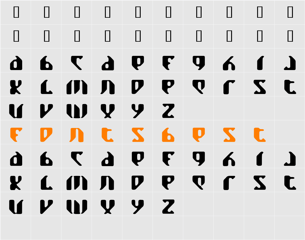 JI-Hiring Character Map