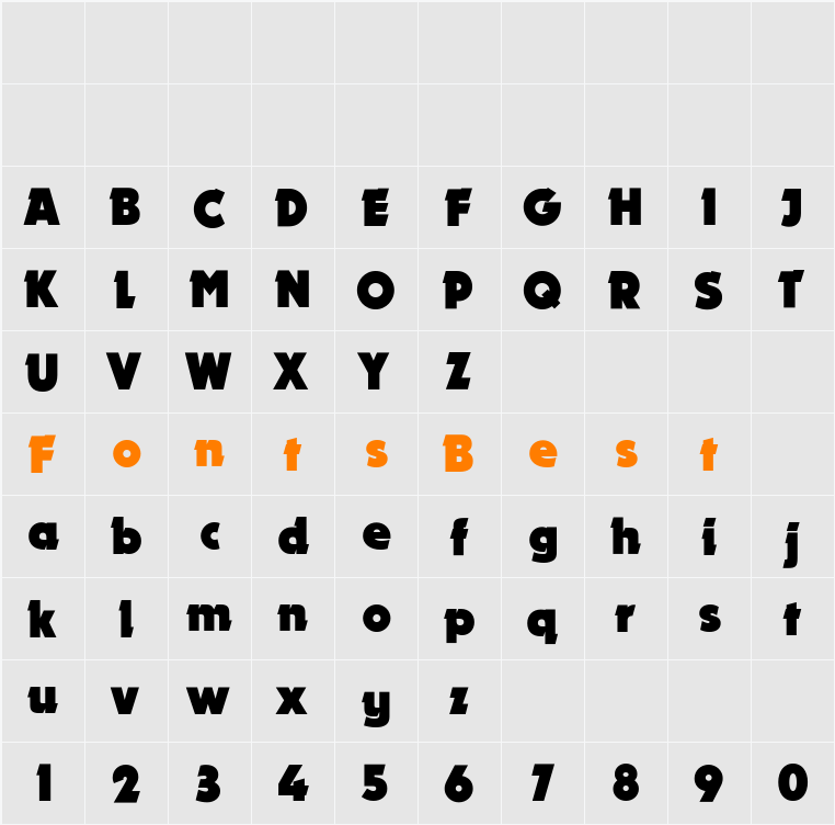 CgDynamo Character Map