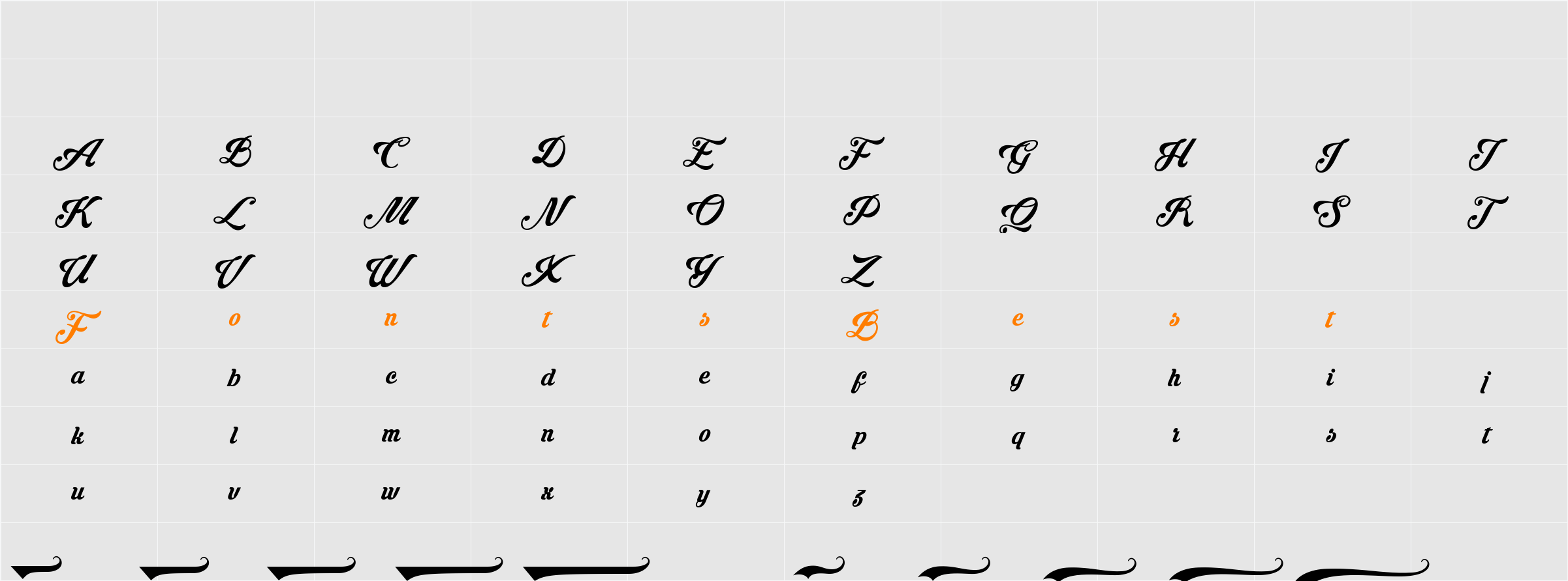 Krinkes Decor PERSONAL USE Character Map