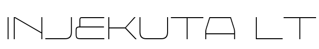 Injekuta Lt Font Image