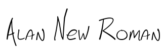 Alan New Roman Font Image