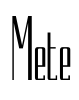 Mete