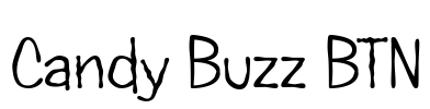 Candy Buzz BTN Font Image