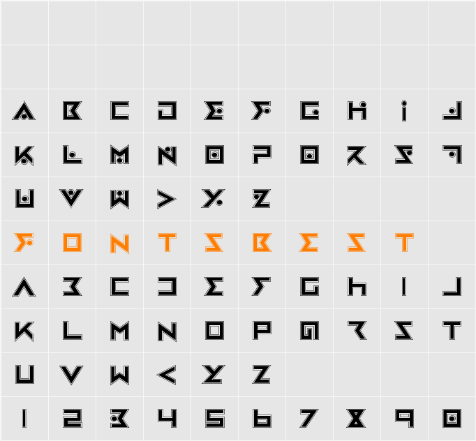 Iron Cobra Pro Character Map