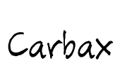 Carbax Font Image