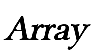 Array Font Image