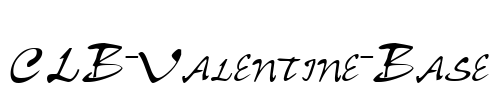 CLB-Valentine-Base Font Image