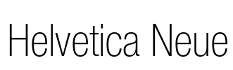 Helvetica Neue Font Image