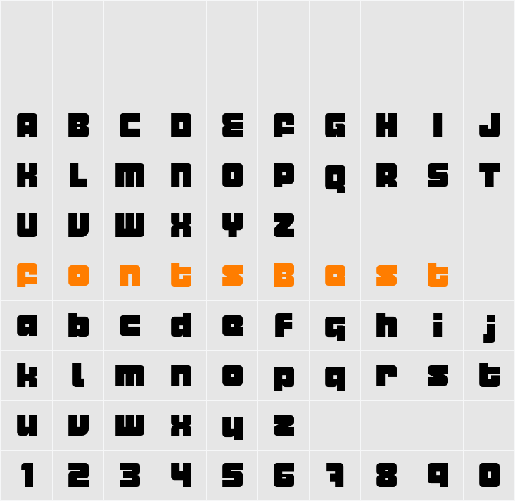 Metropolian Demo Character Map