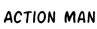 Action Man Font Image