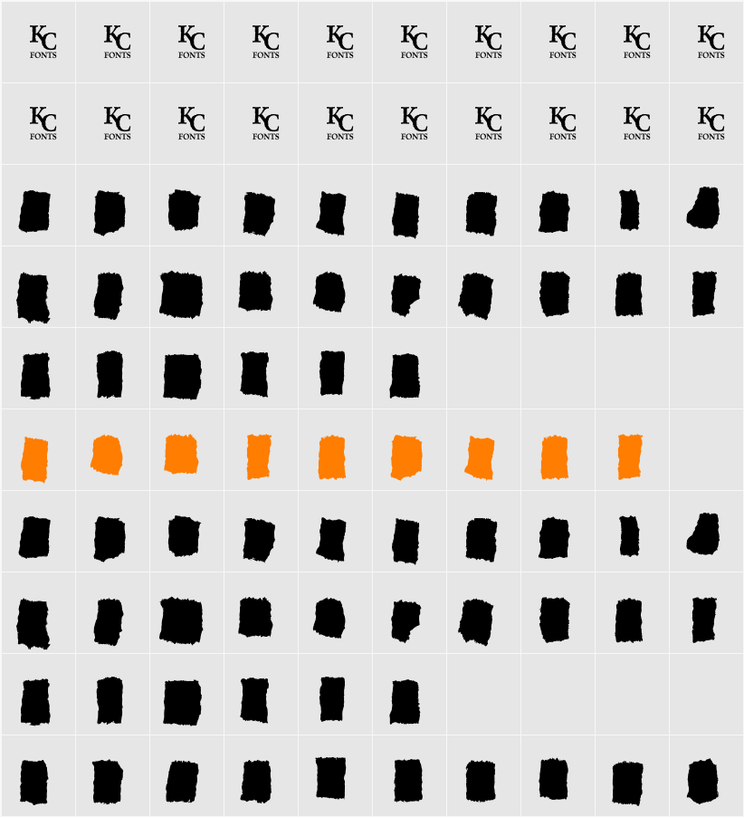 ALL AGES Character Map