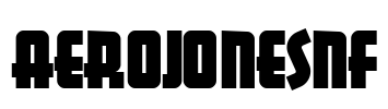 AerojonesNF Font Image