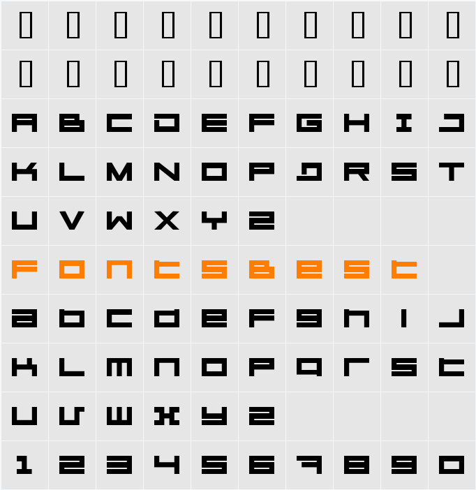 Megaton Character Map