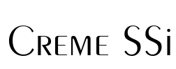 Creme SSi Font Image