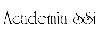 Academia SSi Font Image