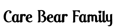 Care Bear Family Font Image