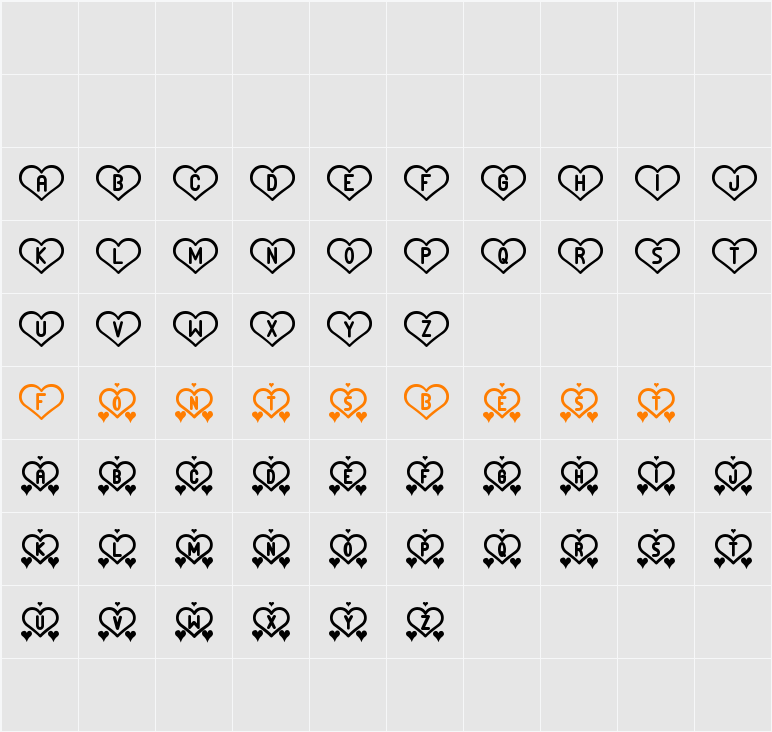 And Love st Character Map