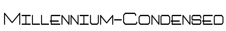 Millennium-Condensed Font Image