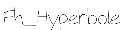 Fh_Hyperbole Font Image