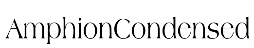 AmphionCondensed Font Image