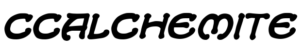 CCAlchemite Font Image