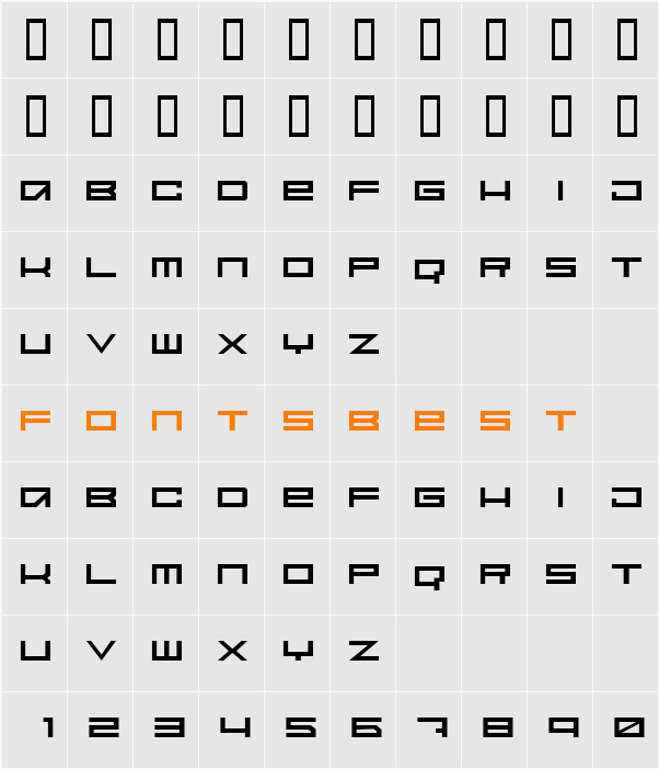 AmmoMonkey[tt] Character Map