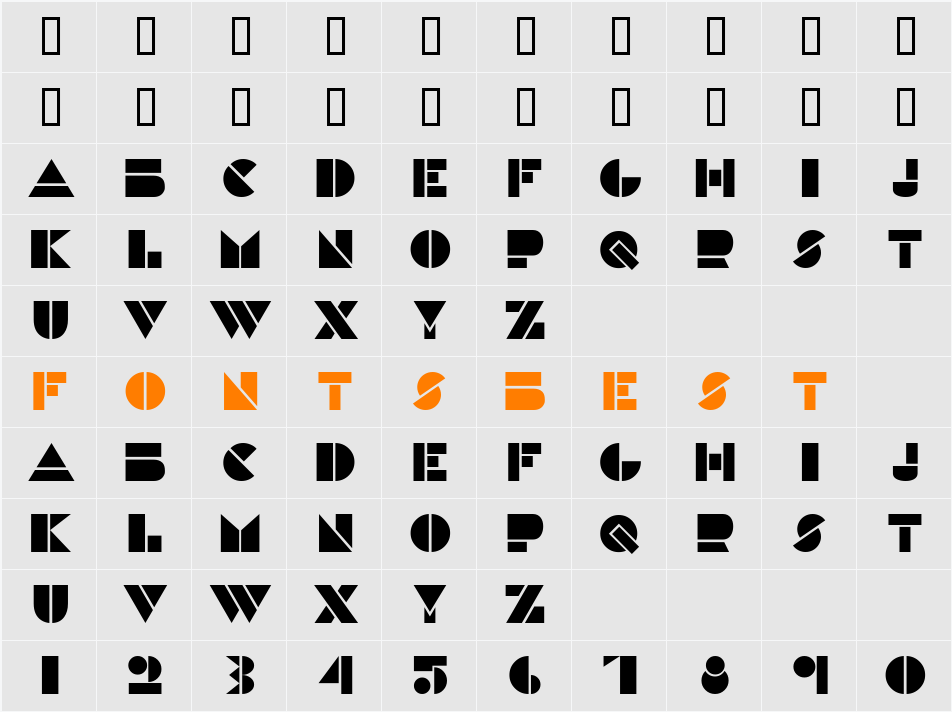 Constructivist Character Map