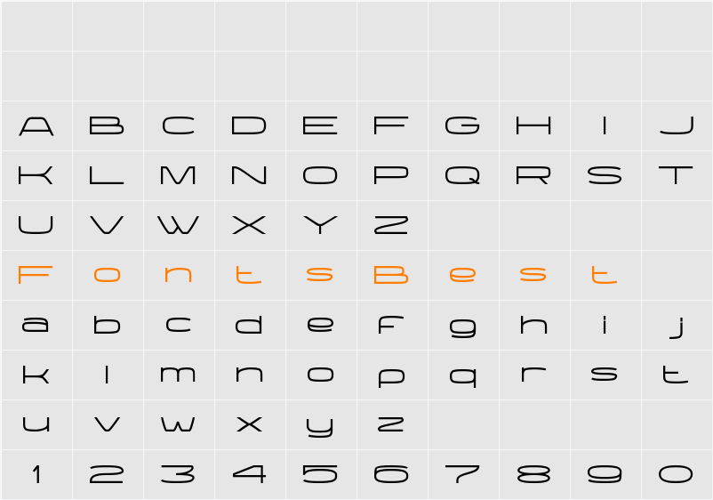 Wider Character Map